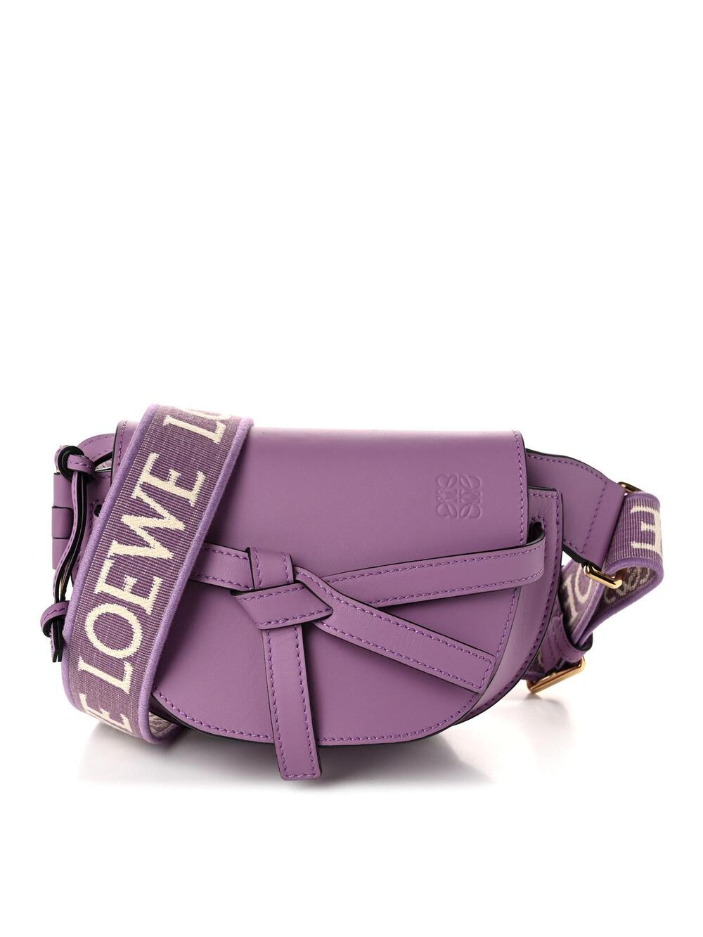 Loewe Calfskin Jacquard Mini Gate Dual #375225L13B